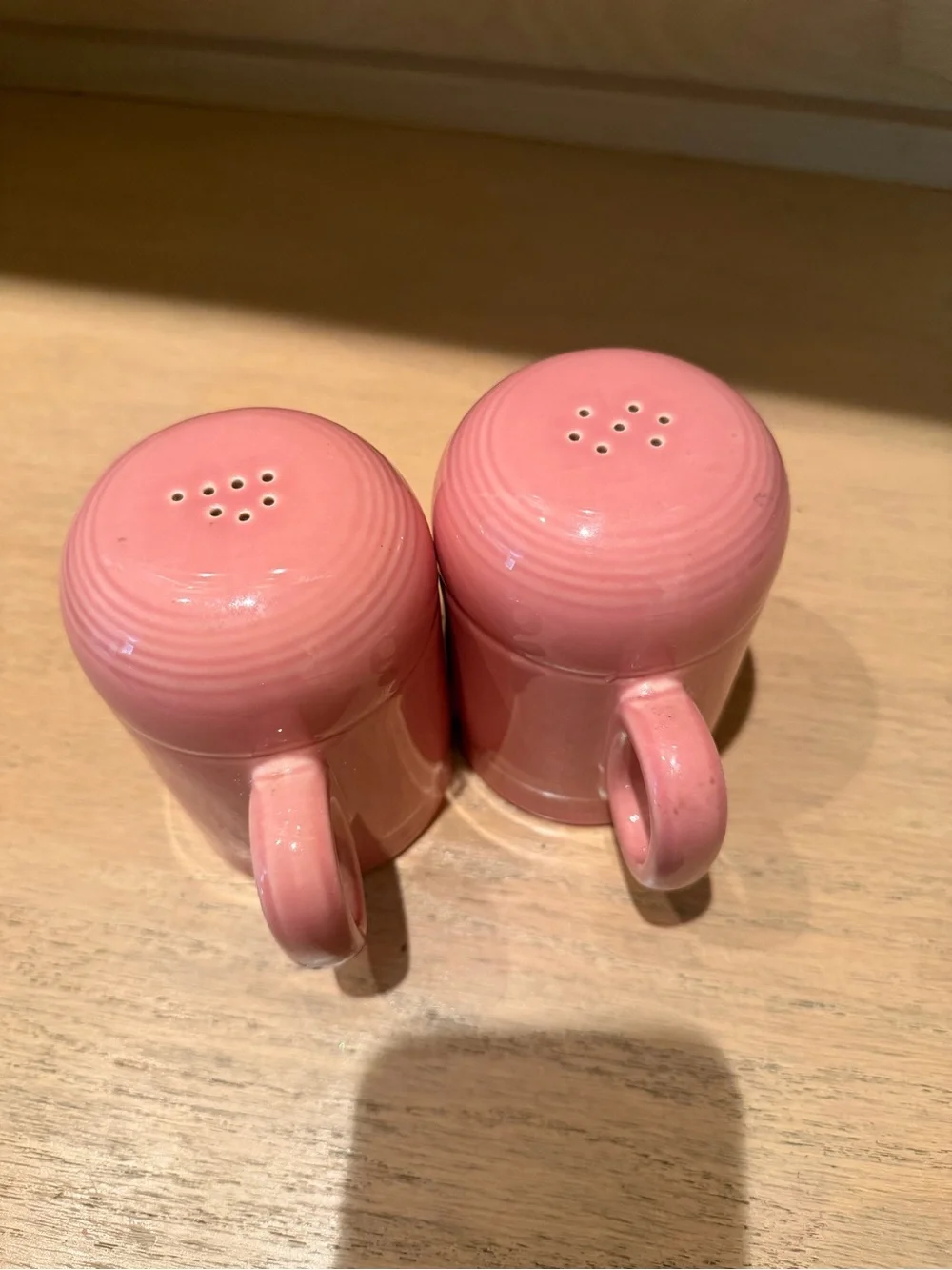 Fiesta Pink Ceramic Mugs - Set of 2